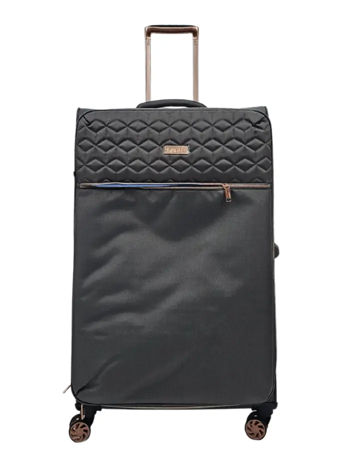 Suitcase Travel Bag Carry On Hand Cabin Check in Soft Case Luggage Trolley Set - Image 41