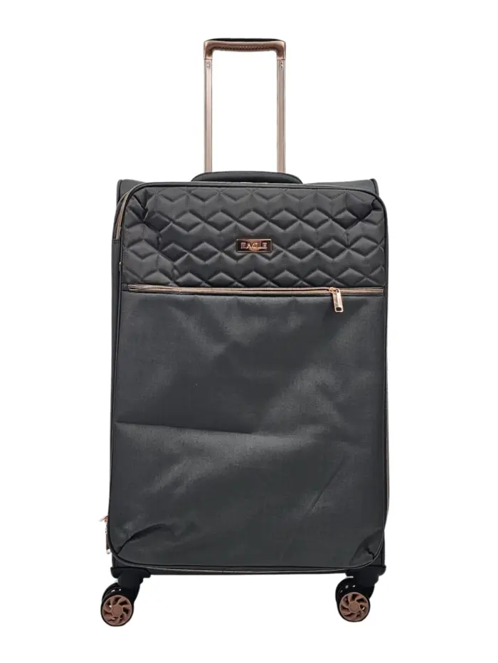 Suitcase Travel Bag Carry On Hand Cabin Check in Soft Case Luggage Trolley Set - Image 23