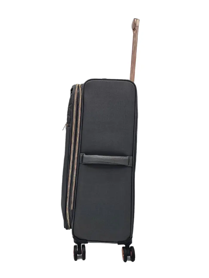 Suitcase Travel Bag Carry On Hand Cabin Check in Soft Case Luggage Trolley Set - Image 26