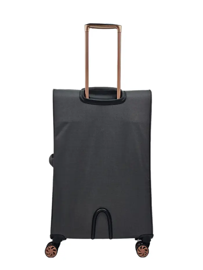 Suitcase Travel Bag Carry On Hand Cabin Check in Soft Case Luggage Trolley Set - Image 25