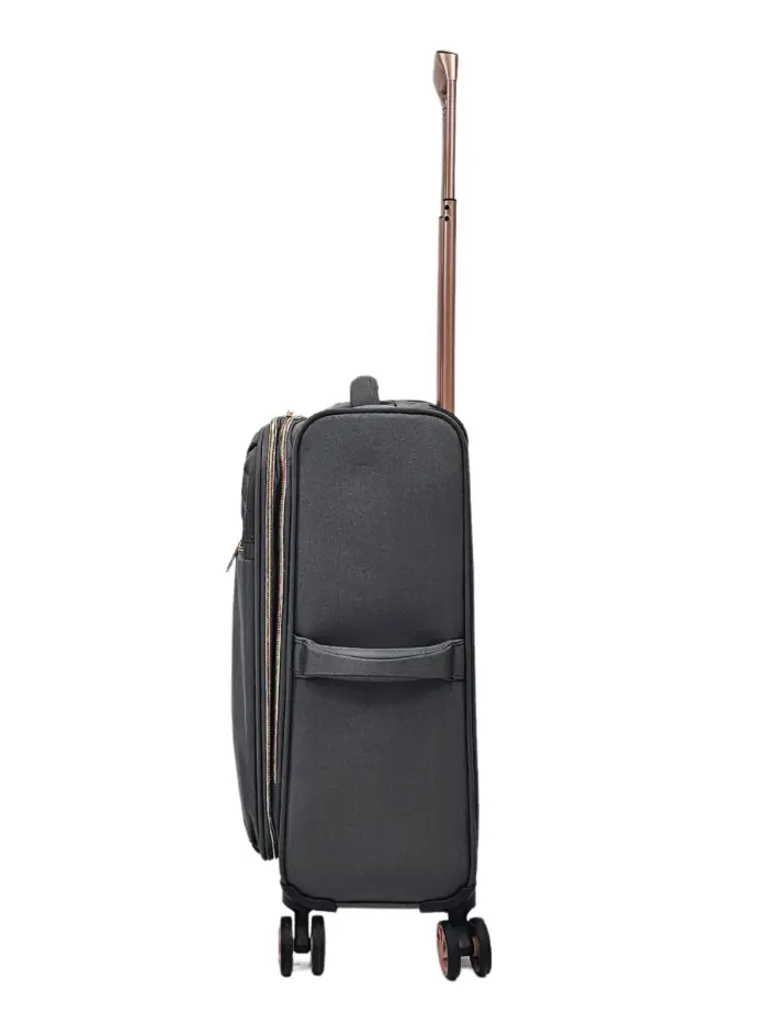 Suitcase Travel Bag Carry On Hand Cabin Check in Soft Case Luggage Trolley Set - Image 8