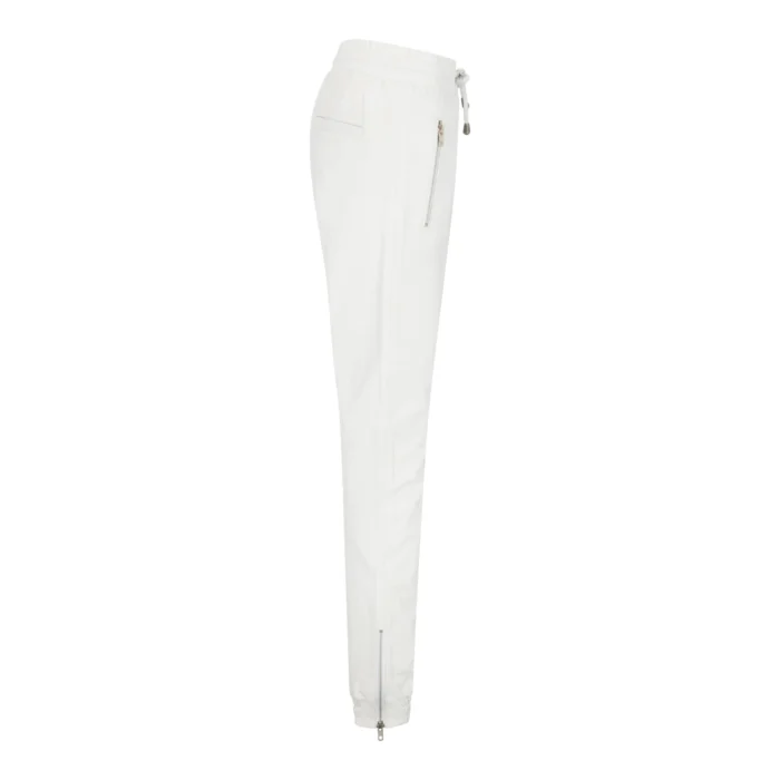 Womens Real Leather Jogger Jeans Trousers Elasticated Casual Retro 1980s - Image 12