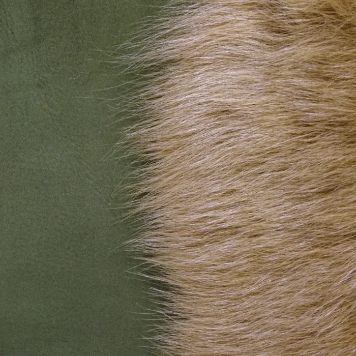 Ladies Women Real Spanish Shearling Sheepskin Toscana Olive Long Waistcoat Gilet - Image 5