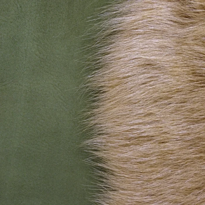Ladies Women Real Spanish Shearling Sheepskin Toscana Olive Long Waistcoat Gilet - Image 4
