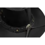 Australian Unisex Western Cowboy Hat Real Leather Outback Riding Outlaw Classic - Image 3