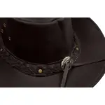 Australian Unisex Western Cowboy Hat Real Leather Outback Riding Outlaw Classic - Image 8