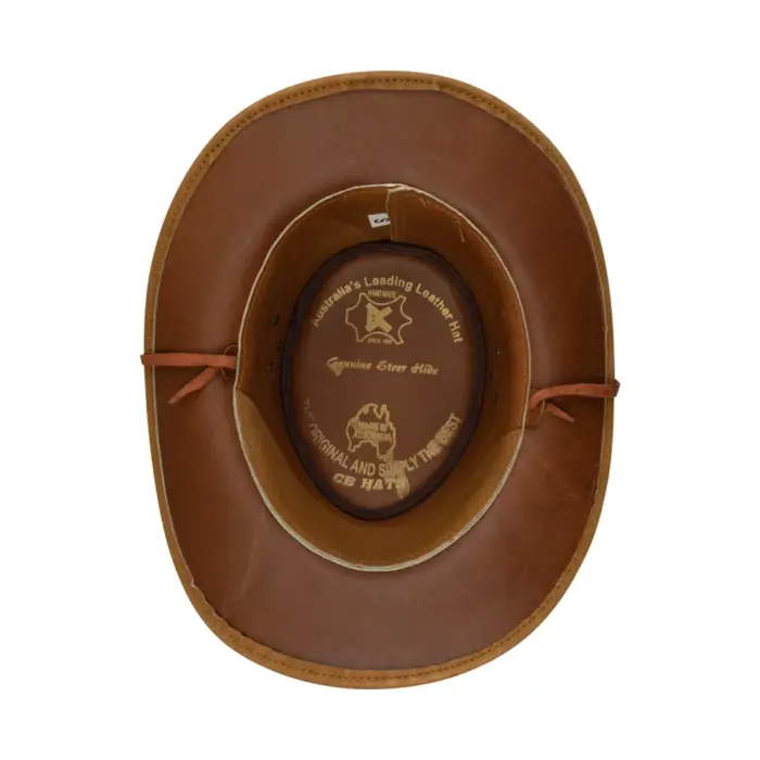 Australian Unisex Western Cowboy Hat Real Leather Outback Riding Outlaw Classic - Image 15