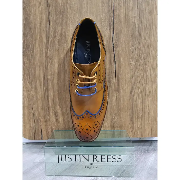 Men's Shoes Leather Brogue Lace Up Formal Dress Shoe - Image 4
