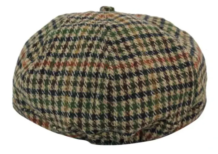 Tweed Newsboy Cap Blinders Baker Boy Flat Check Grandad Hat Elasticated Free Size - Image 4