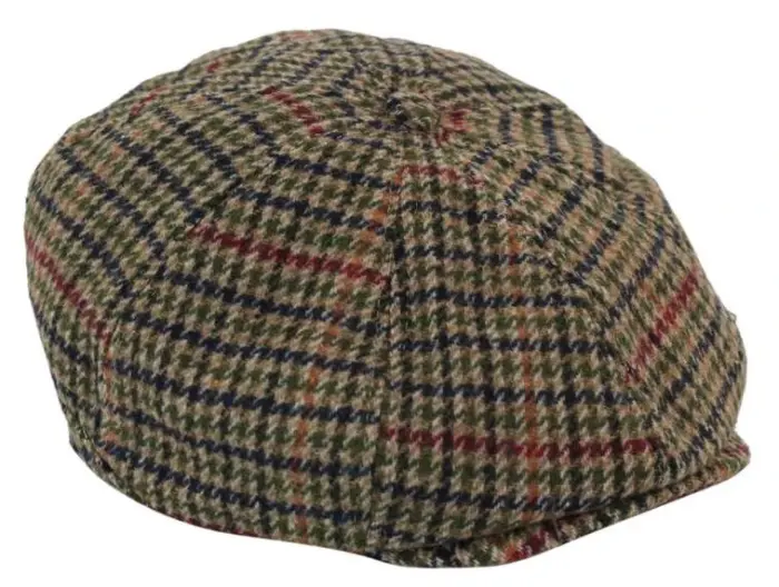 Tweed Newsboy Cap Blinders Baker Boy Flat Check Grandad Hat Elasticated Free Size - Image 6