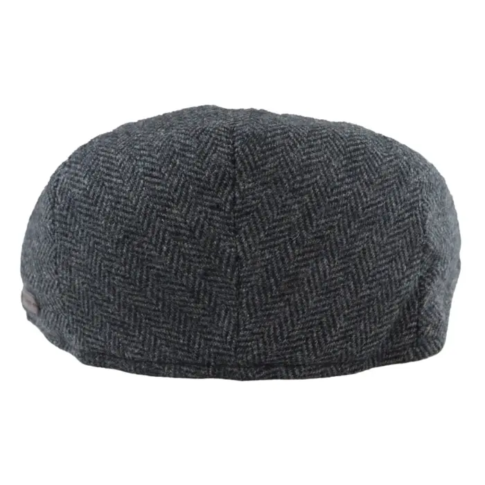 Mens Flat Cap Wool Herringbone Tweed Vintage Classic 1920s Unisex Del Boy - Image 8