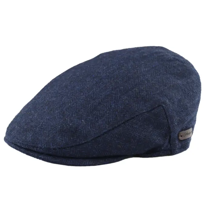 Mens Flat Cap Wool Herringbone Tweed Vintage Classic 1920s Unisex Del Boy - Image 9