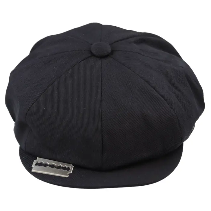 Mens 8 Panel Razor Summer Baker Boy Hat Cotton Blinders Newsboy Flat Cap Shelby - Image 14