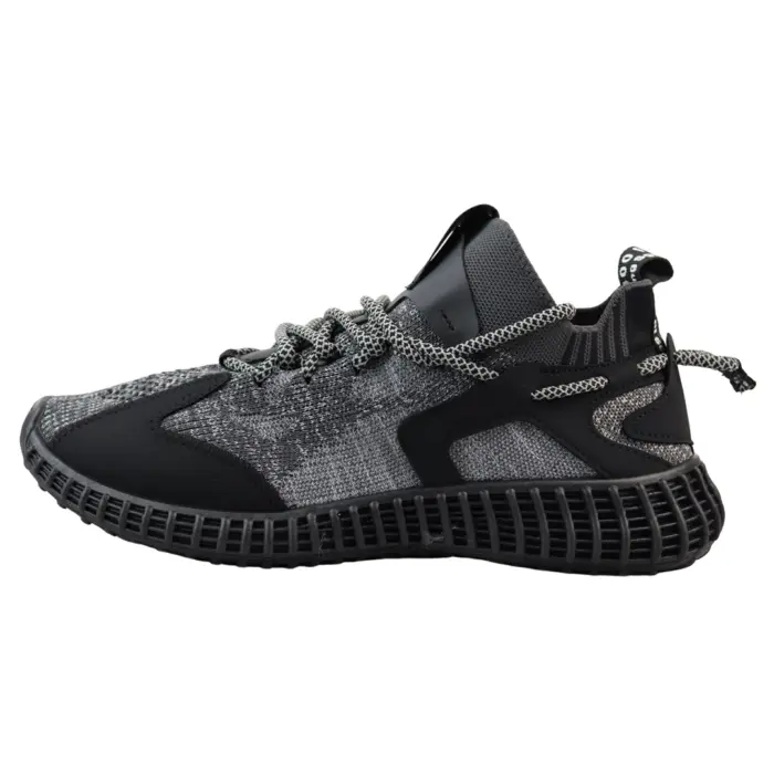 Men's Trainers Lightweight Running Shoes Breathable Gym Workout Outdoor Sport Sneakers | Black Grey - Image 1