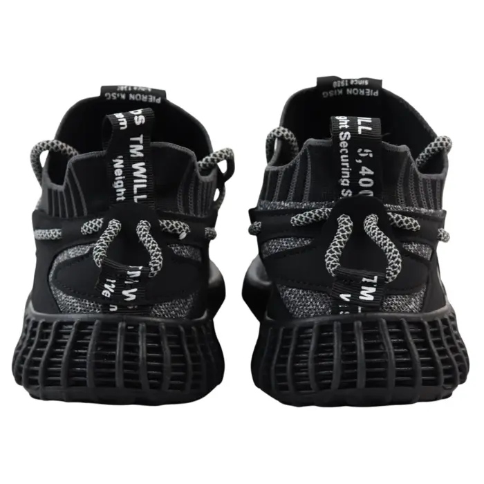 Men's Trainers Lightweight Running Shoes Breathable Gym Workout Outdoor Sport Sneakers | Black Grey - Image 5