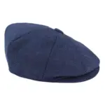 Mens Tweed Newsboy Peaky Blinder Baker Boy Razor Flat Cap Grandad Hat 8 Panel - Image 3