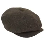 Mens Tweed Newsboy Peaky Blinder Baker Boy Razor Flat Cap Grandad Hat 8 Panel - Image 6