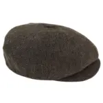 Mens Tweed Newsboy Peaky Blinder Baker Boy Razor Flat Cap Grandad Hat 8 Panel - Image 7