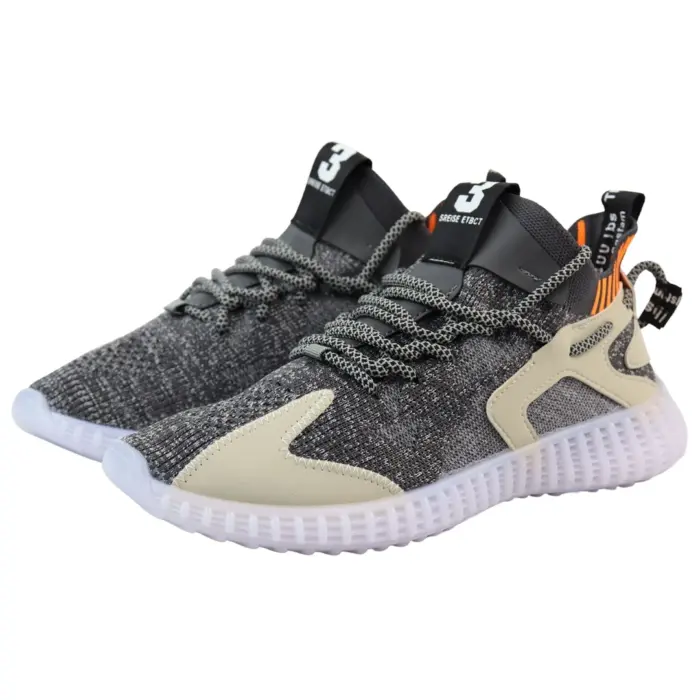 Men's Trainers Lightweight Running Shoes Breathable Gym Workout Outdoor Sport Sneakers | Black Grey - Image 8