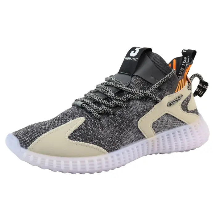 Men's Trainers Lightweight Running Shoes Breathable Gym Workout Outdoor Sport Sneakers | Black Grey - Image 9