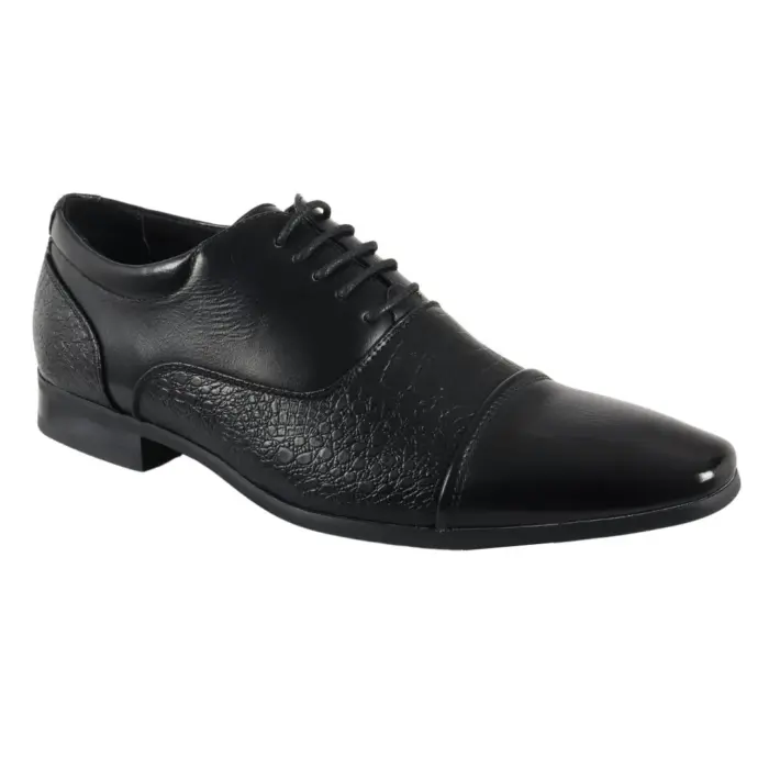 Men's Shoes Lace Up Brogue Leather Lined Formal Dress Shoe - Image 2