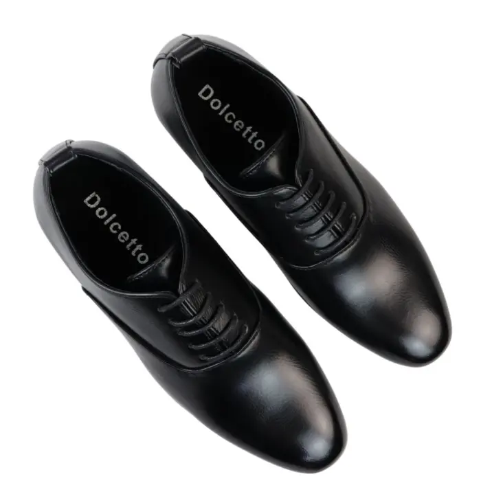 Men's Derby Shoes Oxford Dress Lace Up Shoe - Image 5