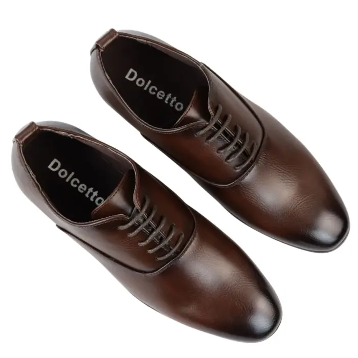 Men's Derby Shoes Oxford Dress Lace Up Shoe - Image 16
