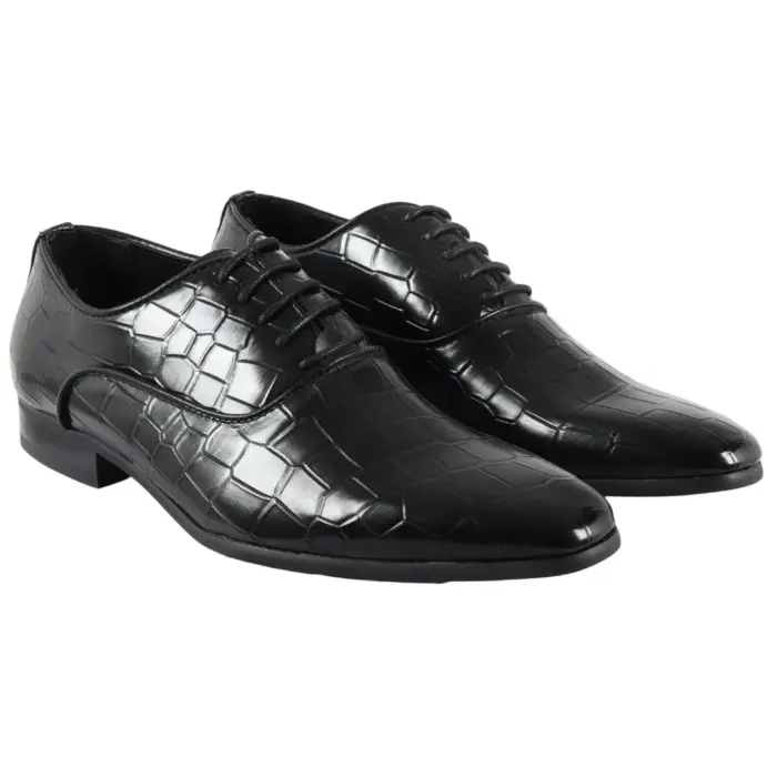 Men's Shoes Lace Up Oxford Derby Leather Lined Formal Dress Shoe - Image 6