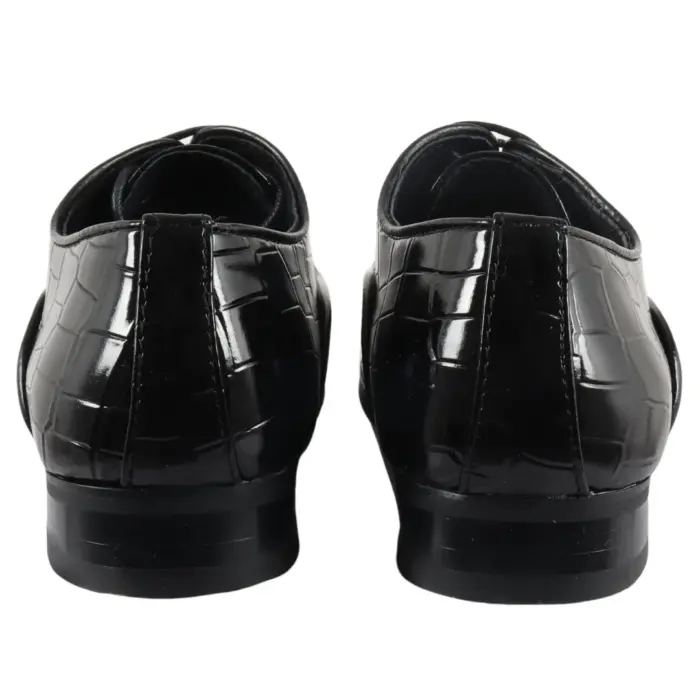 Men's Shoes Lace Up Oxford Derby Leather Lined Formal Dress Shoe - Image 4