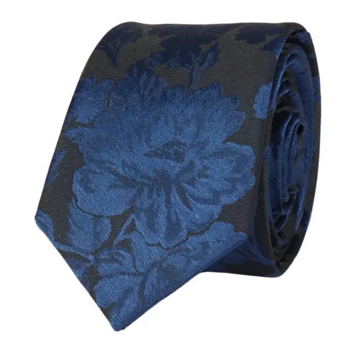 Men's Tie Pocket Sqaure Set Wedding Business Formal Floral Necktie Handkerchief - Image 5