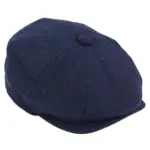 Mens Tweed Newsboy Peaky Blinder Baker Boy Razor Flat Cap Grandad Hat 8 Panel - Image 14