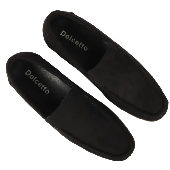 Men's Slip On Lightweight Suede Loafers - Image 6