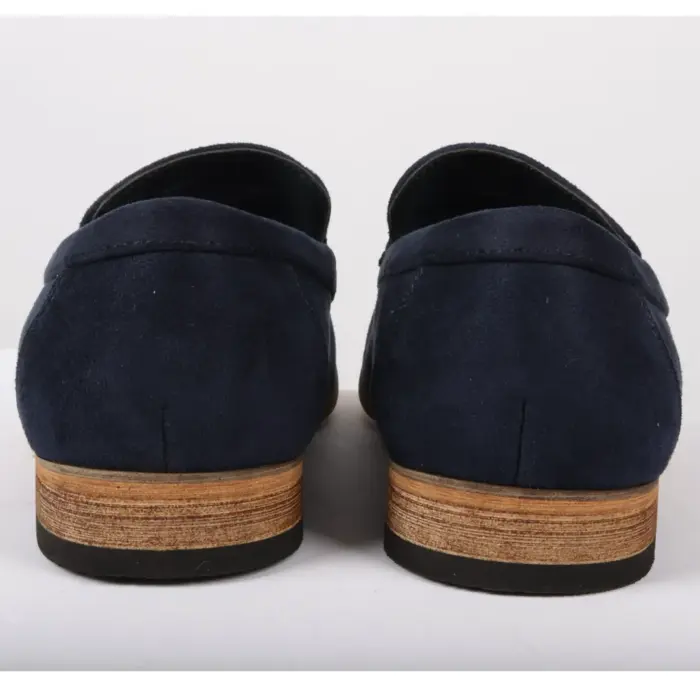 Men's Slip On Lightweight Suede Loafers - Image 11