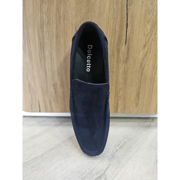 Men's Slip On Lightweight Suede Loafers - Image 10