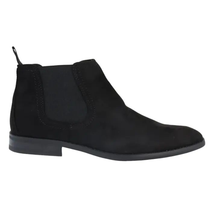Men's Boots Slip On Suede Leather Lined Chelsea Ankle Shoes - Image 1