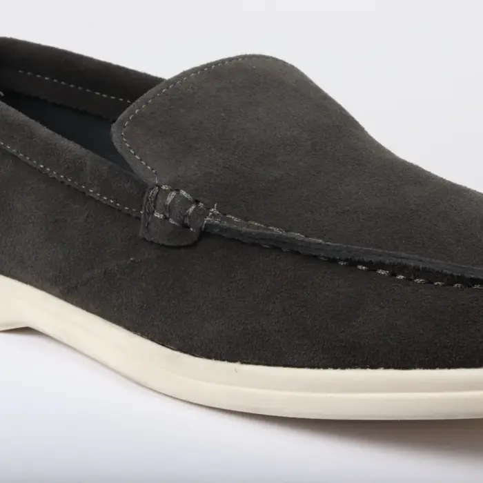 Men's Suede Slip On Comfort Fit Loafers - Image 7