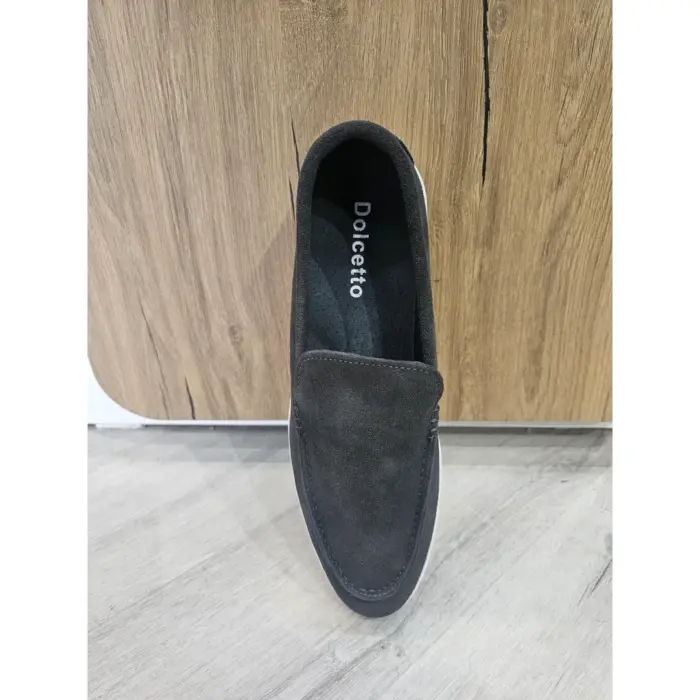 Men's Suede Slip On Comfort Fit Loafers - Image 4