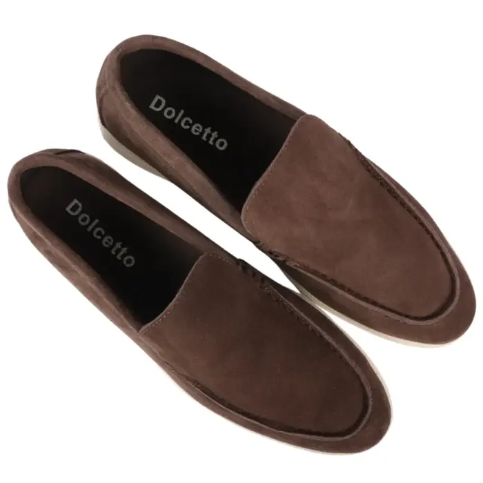 Men's Suede Slip On Comfort Fit Loafers - Image 11