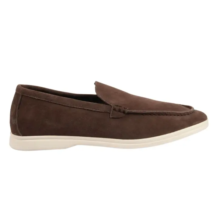 Men's Suede Slip On Comfort Fit Loafers - Image 8