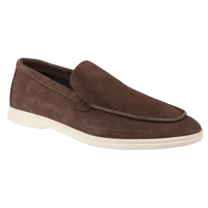 Men's Suede Slip On Comfort Fit Loafers - Image 13