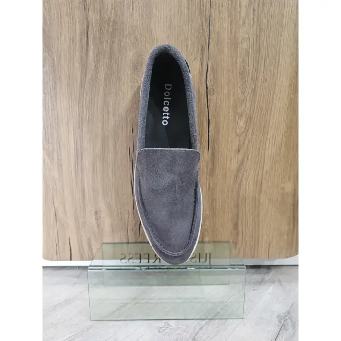 Men's Suede Slip On Comfort Fit Loafers - Image 16