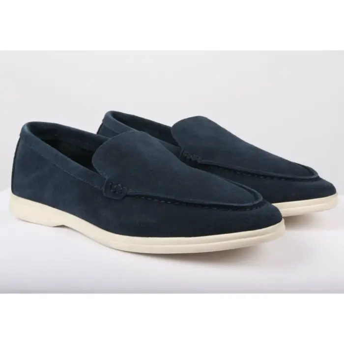 Men's Suede Slip On Comfort Fit Loafers - Image 25