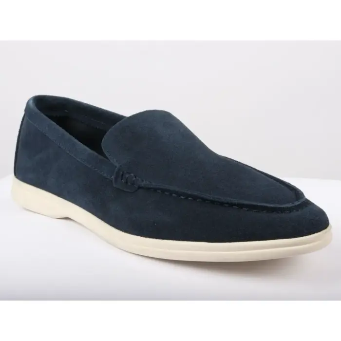 Men's Suede Slip On Comfort Fit Loafers - Image 26