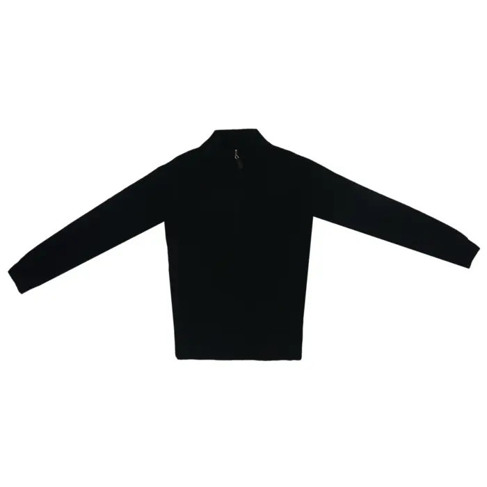 Womens Cashmere Jumper Zip Polar Neck Pure Cashmere Wool Pullover Cardigan - Image 3