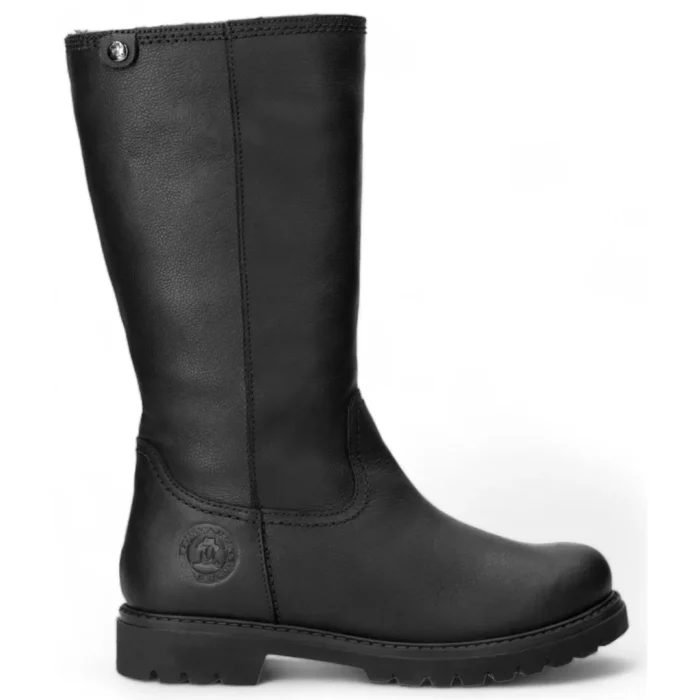 Bambina B60 - Women's Black Knee High Leather Boots - Image 1