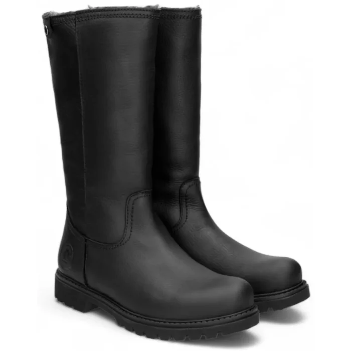 Bambina B60 - Women's Black Knee High Leather Boots - Image 5