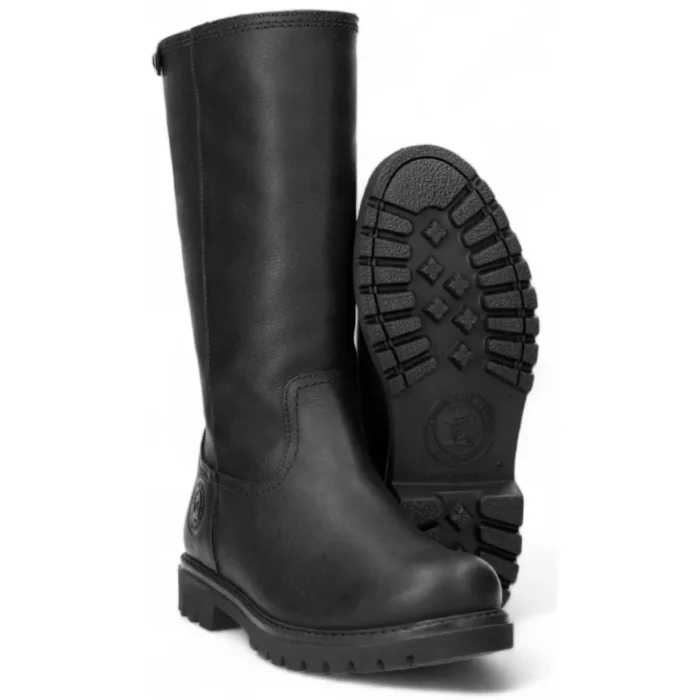 Bambina B60 - Women's Black Knee High Leather Boots - Image 7