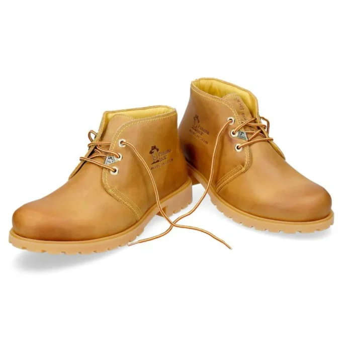 Men's Boots Bota Panama C1 Desert Chukka Lace Up Ankle Leather Shoes - Image 6