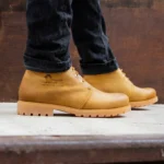 Men's Boots Bota Panama C1 Desert Chukka Lace Up Ankle Leather Shoes - Image 3