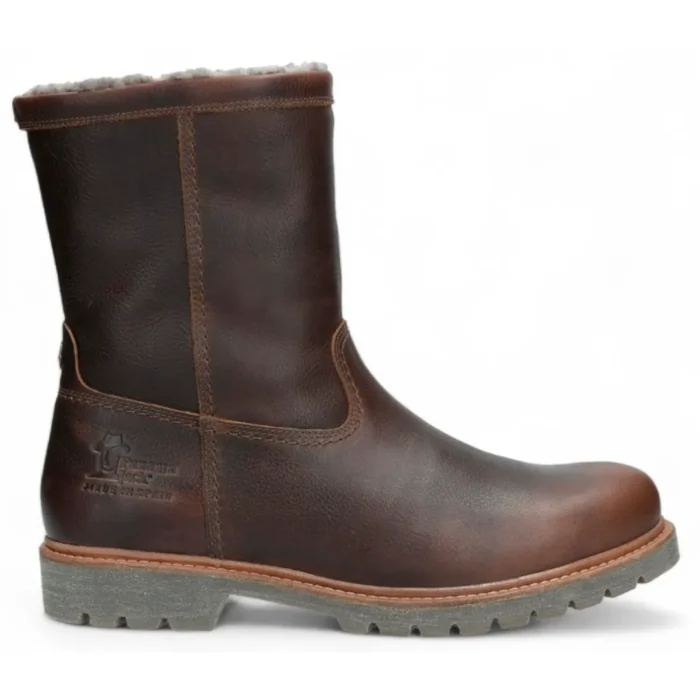 Fedro C10 - Men's Brown Waterproof Leather Biker Boots - Image 1